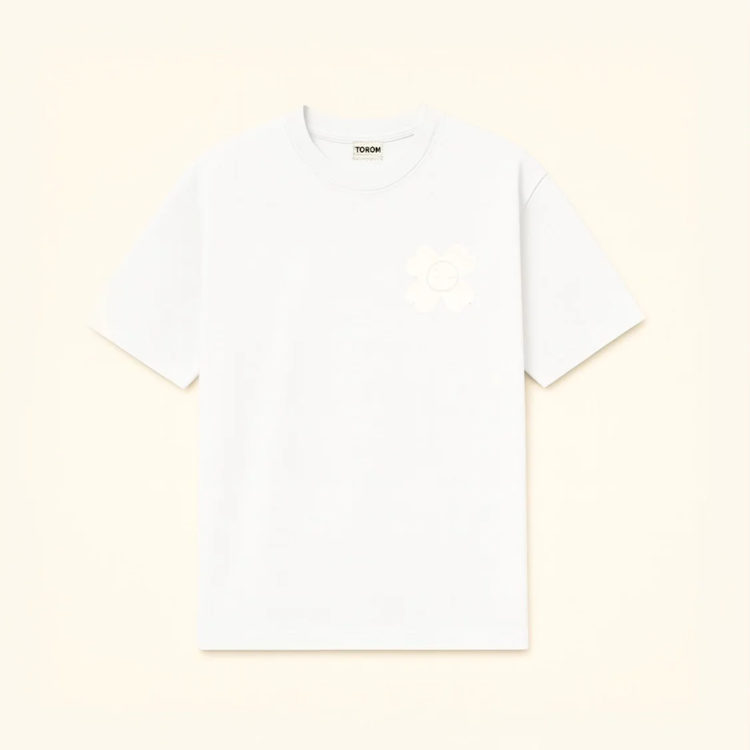 TOROM - T-shirt blanc Neige